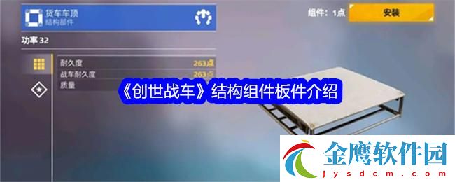 創(chuàng)世戰(zhàn)車結(jié)構(gòu)組件板件介紹